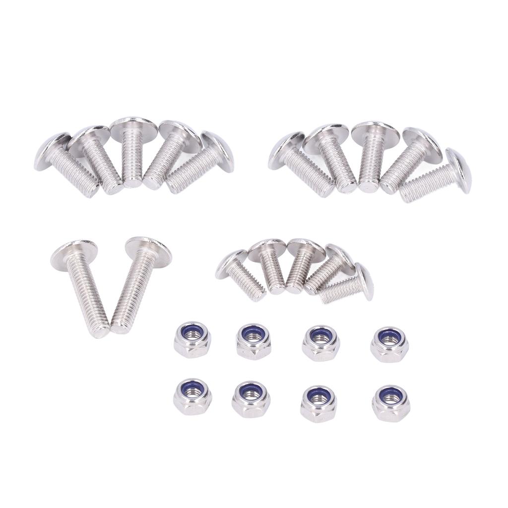 25 шт. Комплект болтов, винтов и гаек для мотоциклетного крыла, нержавеющая сталь 90149?06306 Замена для Banshee