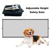 Pet Safety Gate Retractable Puppy Gate with Telescopic Pole Safety Mesh Door Pet Separation Guard Fence for Dogs