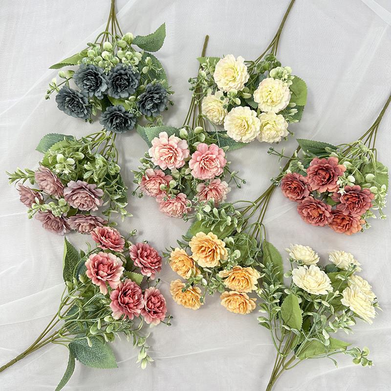 Искусственный пион цветок свадьба отель ресторан украшение орнамент настольный