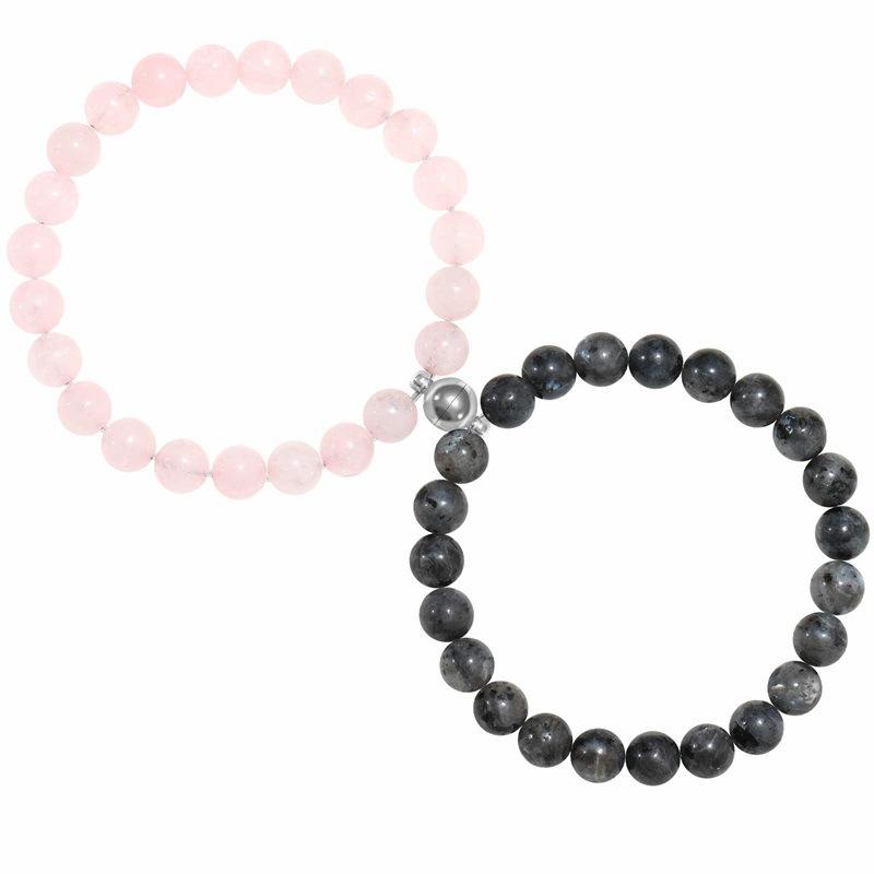 JYL TS Bracelet Couple's Magnetic Beaded Attracts True Love & Eternal Bond