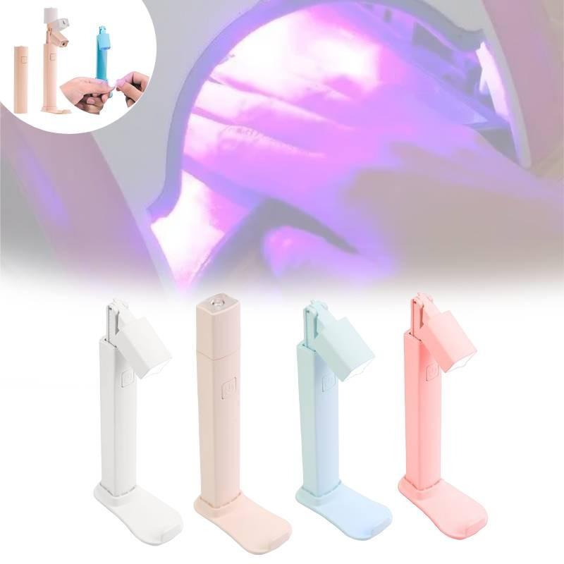 Лампа для ногтей Флэш-сушка Мини Портативная Сушилка Ручная Регулируемая Гелевая USB-лампа