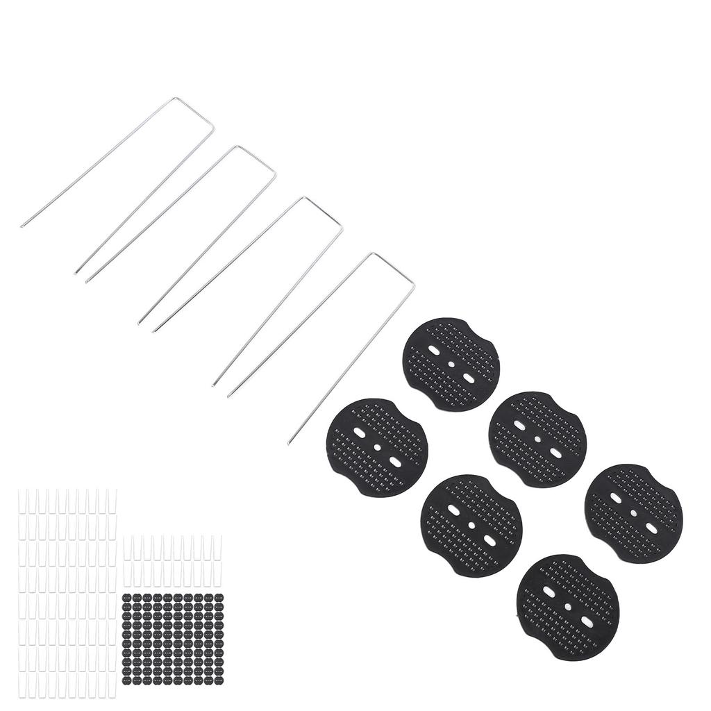 100 шт. U-образные скобы для крепления к земле из оцинкованной стали с буфером