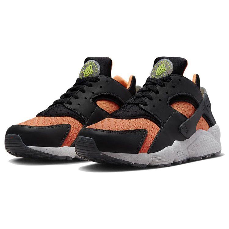 Nike Air Huarache Crater Premium Black Atomic Orange Мужские кроссовки Антрацитово-белый DQ5013-001