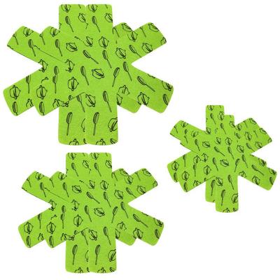 12 шт. Защитные накладки для кастрюль, нетканые разделительные накладки, многоразовые защитные накладки для хранения жарки