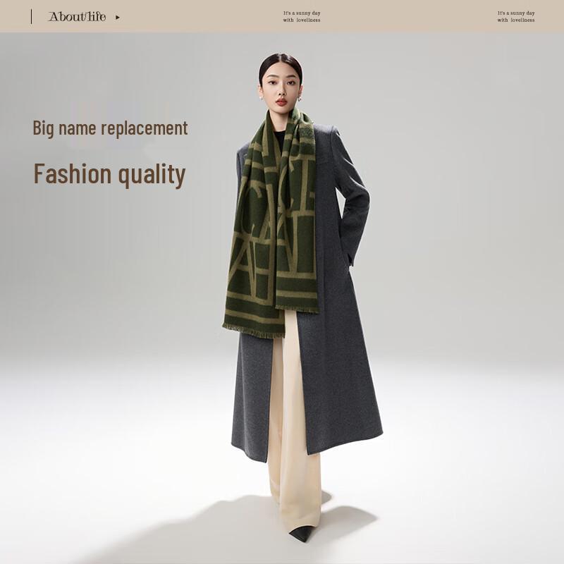 FANCET Women's Luxury Wool Scarf & Shawl