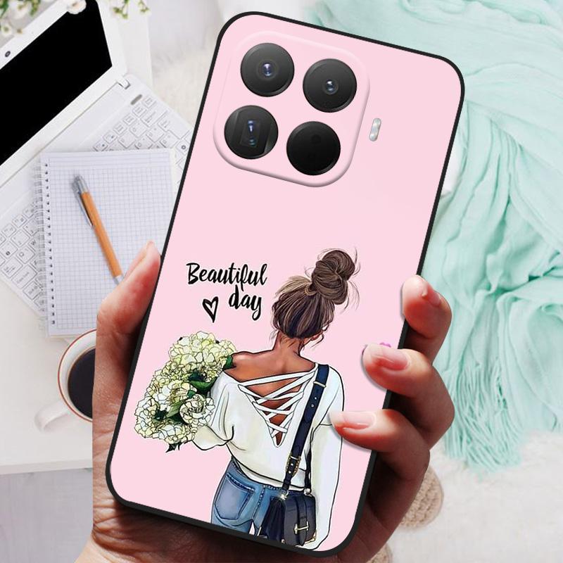 Чехол для Xiaomi 15T Pro Лев Волк Силиконовая Мягкая Задняя Крышка Для Xiaomi Mi 15T Pro Чехол для Телефона 15TPro Защитный Чехол Fundas Coque