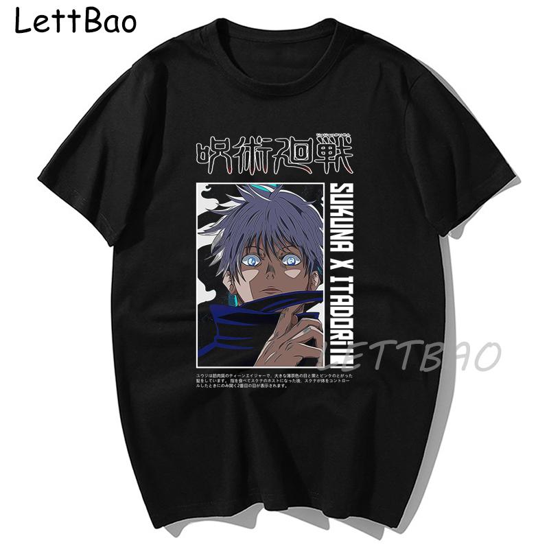 Jujutsu Kaisen T Shirt Women Cartoon Japanese Tee Shirt Summer Anime Tshirt Funny Sukuna Short Sleeve