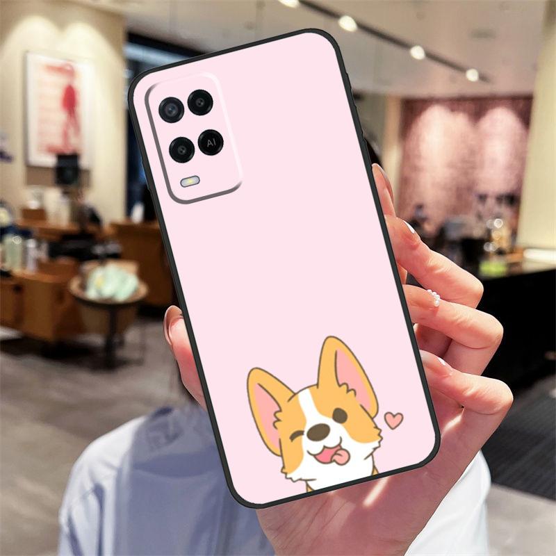 Мультяшный чехол для телефона Oppo с изображением валлийской сиба-ину корги