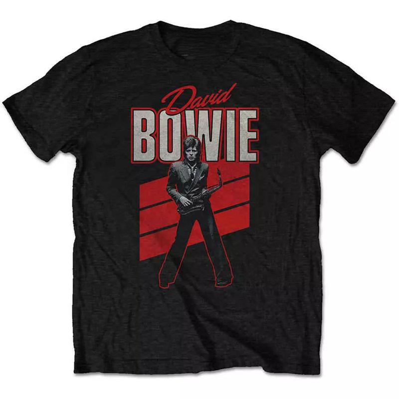 David Bowie Graphic Vintage Unisexs TShirt Unisexs Womens Cotton Y2k Fashion Popular Tee High Quality 2026 Summer T Shirt