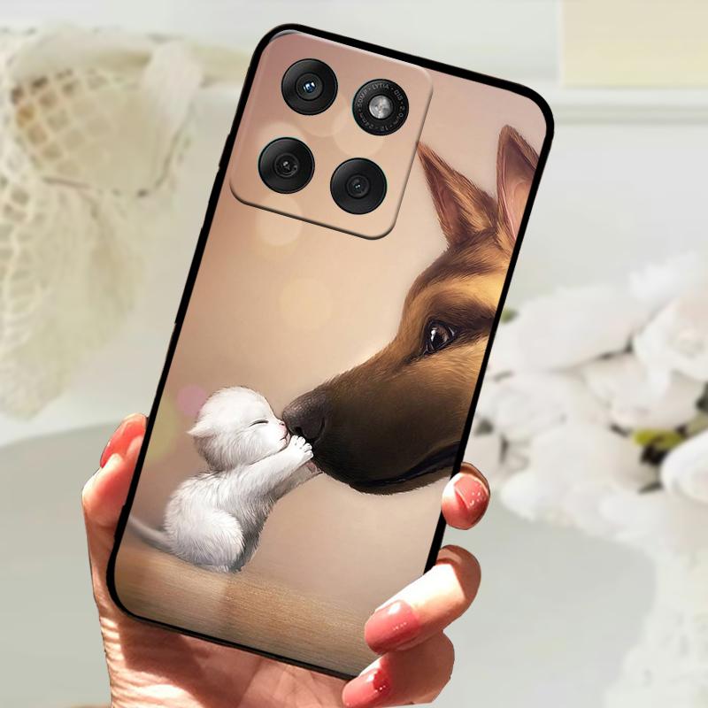 Модные чехлы для Motorola Edge 60 Fusion 5G, противоударный бампер, мягкая крышка для телефона для Moto Edge60 Fusion, силиконовый защитный чехол