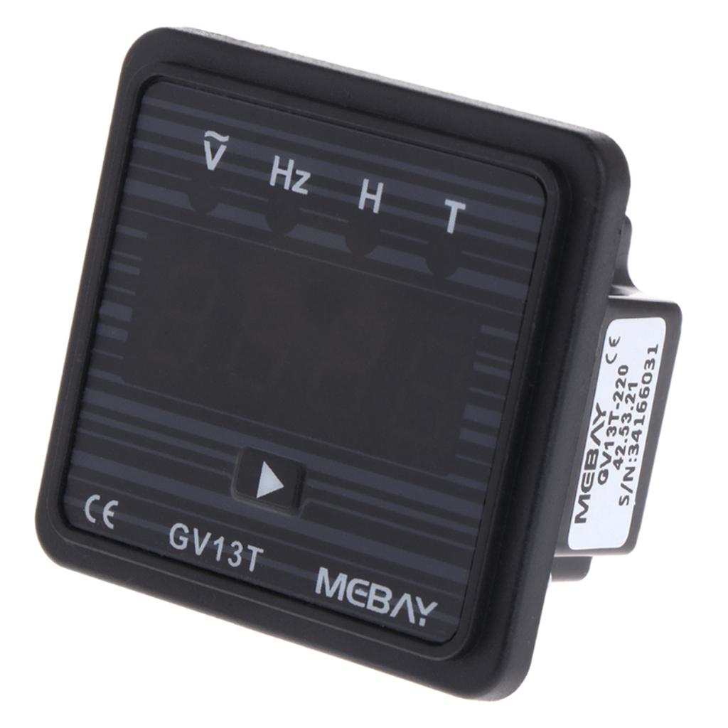 Компактный дизельный генератор с цифровым дисплеем, вольтметр, счетчик моточасов, счетчик времени, дисплей с накоплением