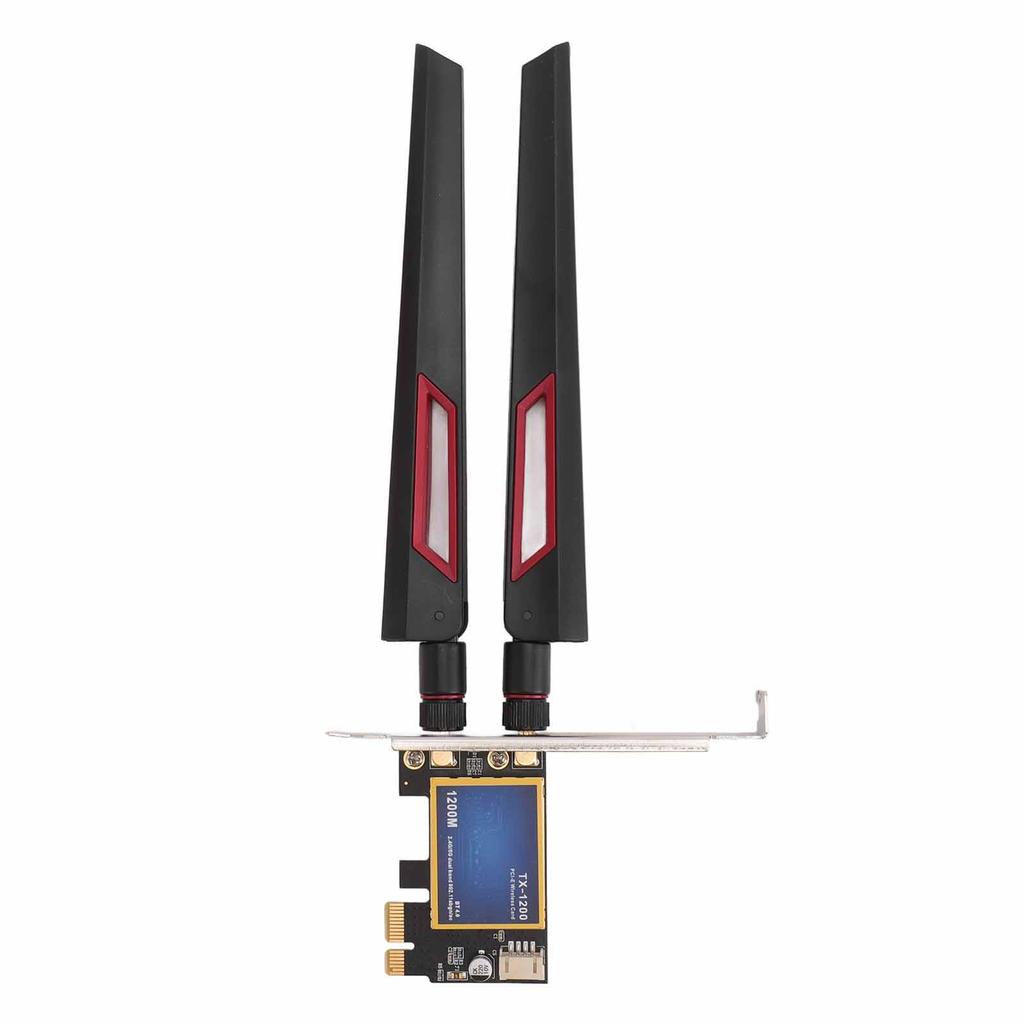 Сетевая карта WiFi 7260AC 2,4 ГГц 5 ГГц Bluetooth 4.0 1200 Мбит/с PCIe X1 Беспроводная сетевая карта с двойной антенной 10 дБи для ПК