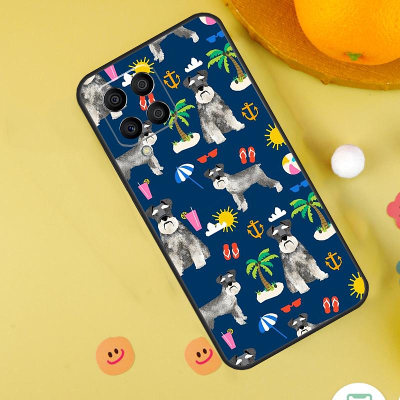 Милые собаки Шнауцер Чехол Для Samsung Galaxy M15 M35 M55 M11 M14 M34 M54 M31 M13 M53 M51 M12 M32 M52 M16 M36 M56