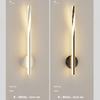 Minimalist LED Long Wall Lamp For Bedroom Wall Line Light Brackground Bedside Lamp Long Strip Light Modern Home Decor Fixtures