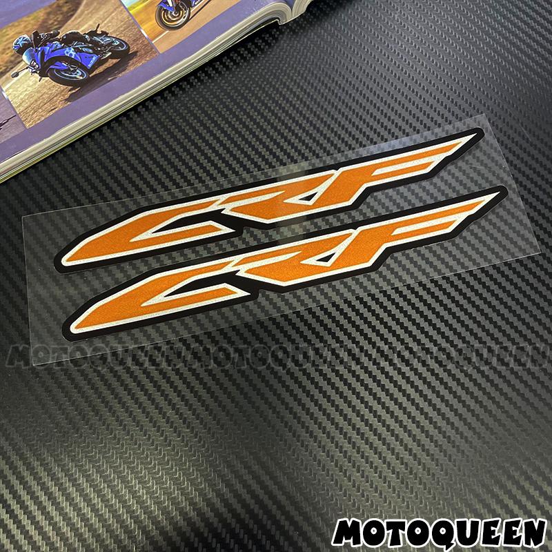 AAALX1 For Honda CRF 250F 250L 300L 450X 450R 1100 CRF450 Motorcycle Fairing Body Side Emblem Logo Decor Reflective Decals Stickers