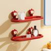 Punch Free Suction Cup Storage Shelf Dopamine Toiletries Organizer  Kitchen