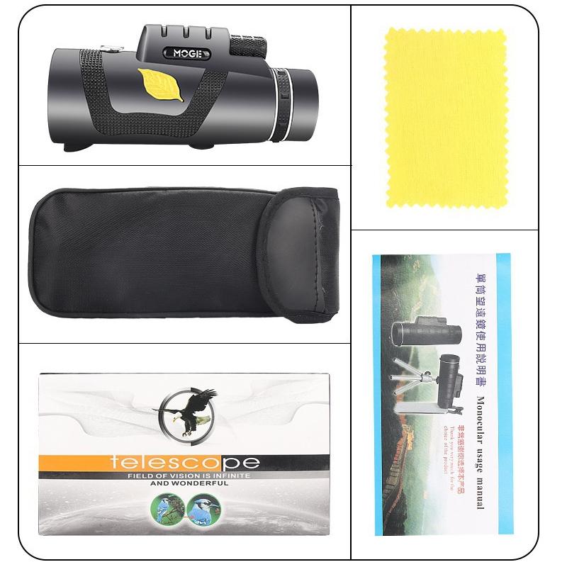 Портативный монокулярный телескоп ночного видения на большие расстояния 1200 м/8000 м для прогулок на открытом воздухе