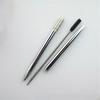 Office Supplies Stationery Stainless Still Metal Ball Pen Slender Ballpoint Pen Rod Rotating