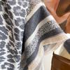 Leopard Print Large Square Scarf Korean Version Versatile Warm Cashmere Scarf Women'S Thickened Women'S Scarf Cape Shawl