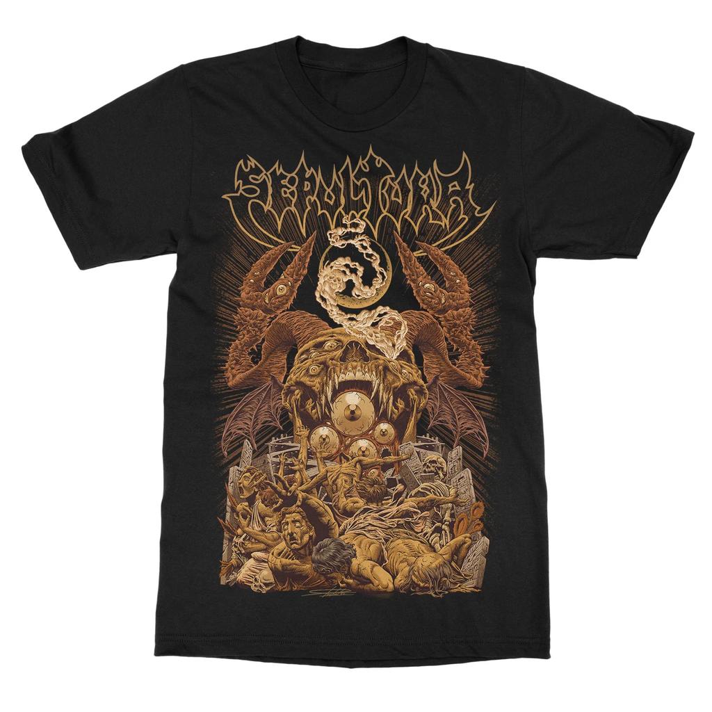 Sepultura Arisen Bluegreen S Band Rock Music Art Style Summer Casual TShirt Unisexs and Womens Luxury Brand Top