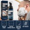 60ml Natural Men Shaving Foam Delicate Texture Gentle Beard Cleaning Cream