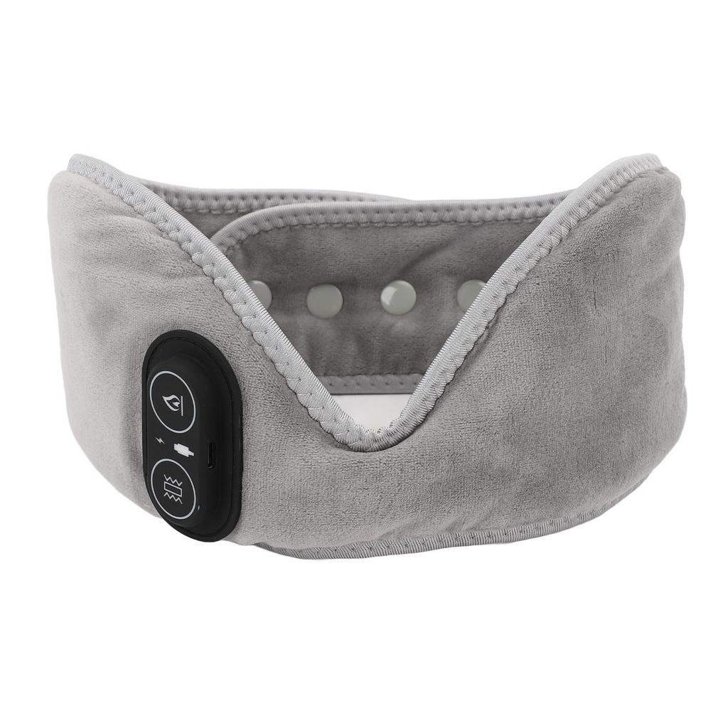 USB Electric Face Heating Pad 3 Heat Settings 3 Vibration Modes TMJ Relief Jaw Heating Pad for Chin Wisdom Teeth