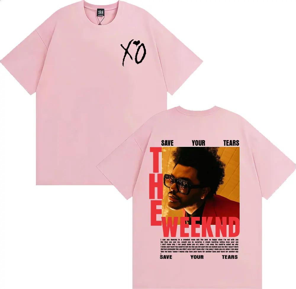 The Weeknd After Hours Til Dawn Европа 2026 Футболка Мужская Женская Мода Хип-Хоп Уличные Футболки Летние Топы Хлопковые Футболки