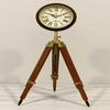 Enhance Your Space 162.56 Cm Wooden Tripod Clock, Ideal for Home or Office Decor Featuring Classic Roman Numerals