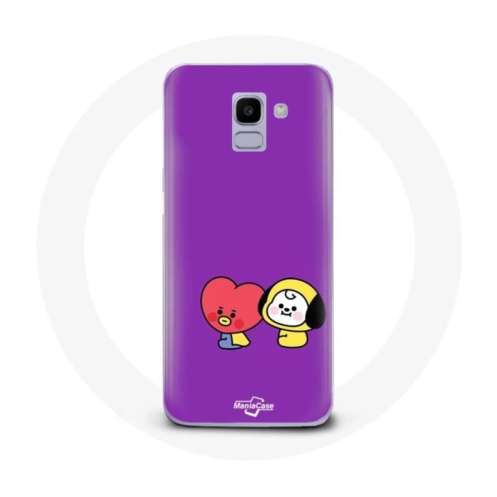 Чехол для Samsung Galaxy J6 2018 BTS Bangtan Sonyeondan BT21 Tata V Chimmy Jimin