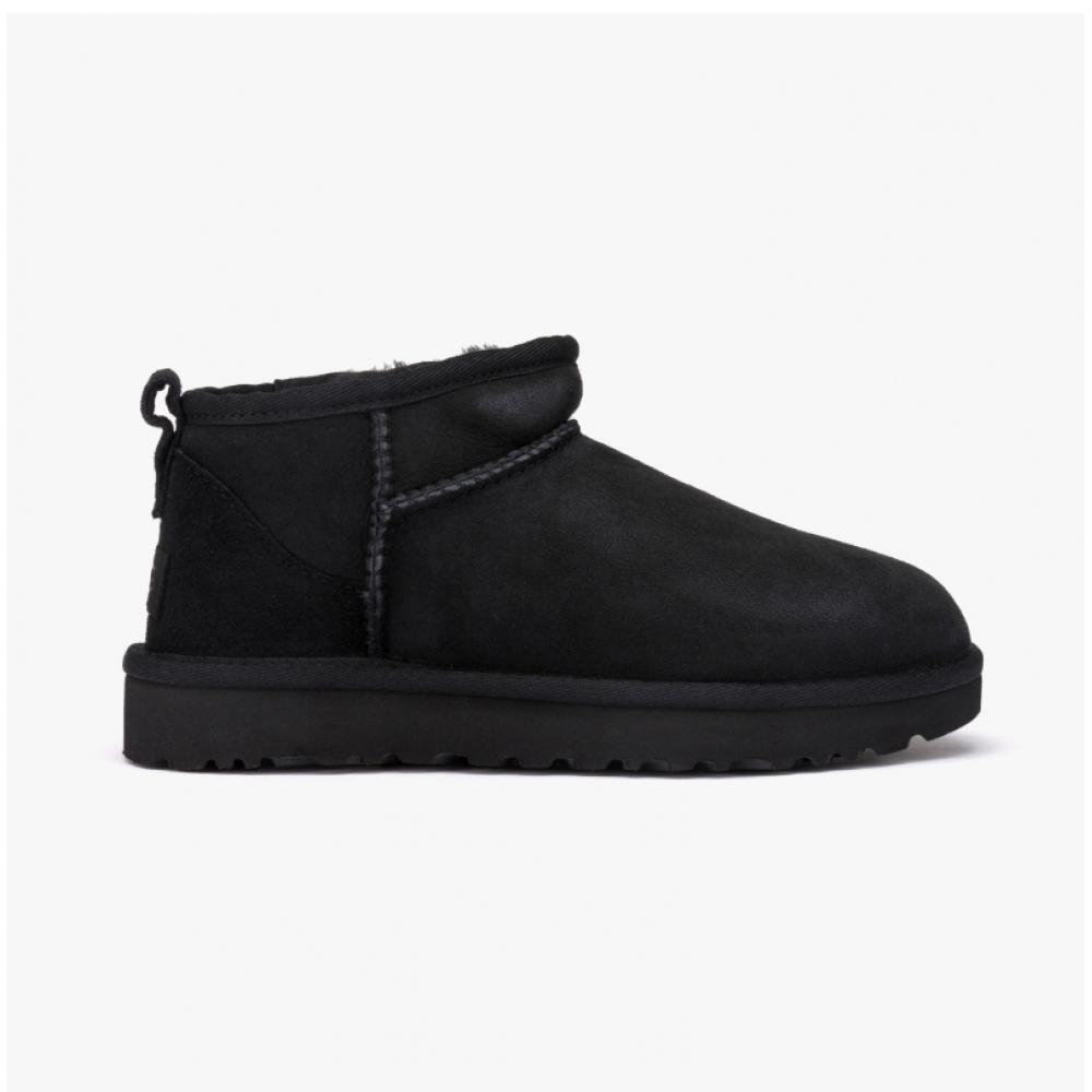 UGG Классические ультрамини черные ботинки 1116109