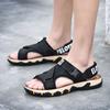 Модные мужские сандалии больших размеров Weave Cabvas Fashion Summer Shoes Sandalias Classics Comfort Beach Sandals Hollow Men Slippers