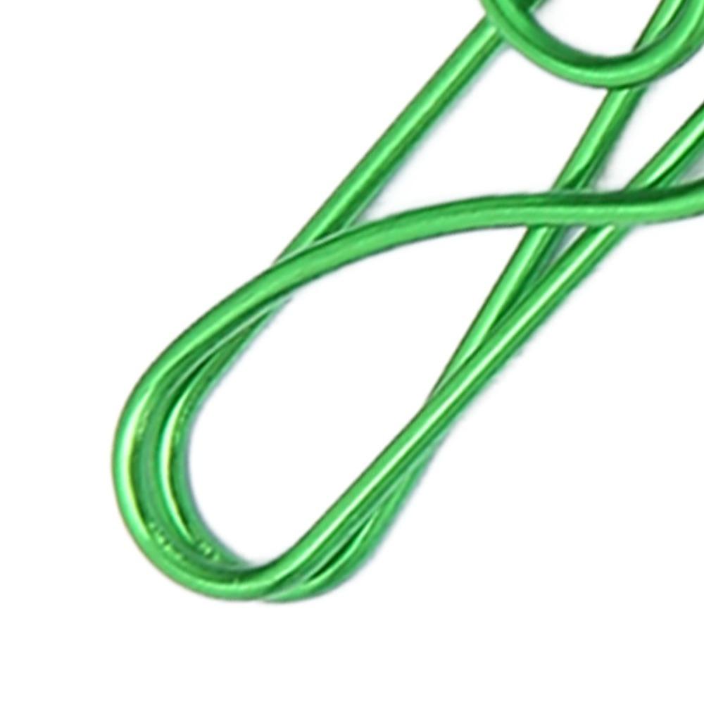 100 Pcs Music Note Shape Fancy Paperclips Gold/ Green Cool Paper Clips Cute Paper Clips Scrapbook