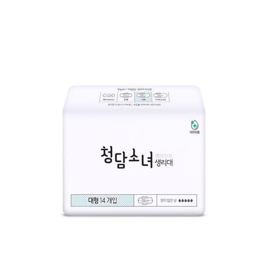Cheongdam Girls Sanitary Napkin Large 14 Pieces
