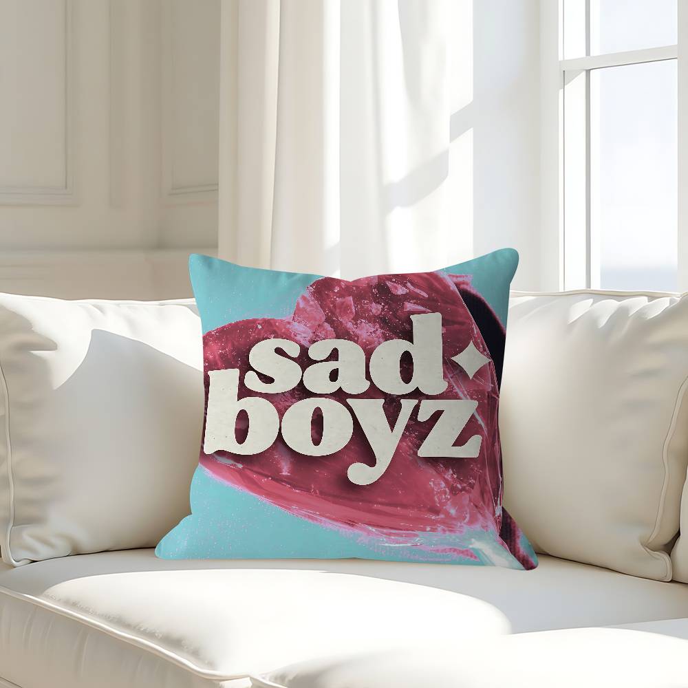 Наволочка Sad Boyz Съемная Моющаяся Наволочка – Всесезонный Мягкий Лен