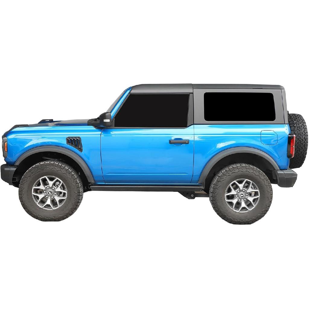Linskip Fender Vent Trim Kit for 2021-2024 2026 Ford Bronco Standard, Fender Vent Covers for Bronco 2/4 Door Accessories Gloss Black