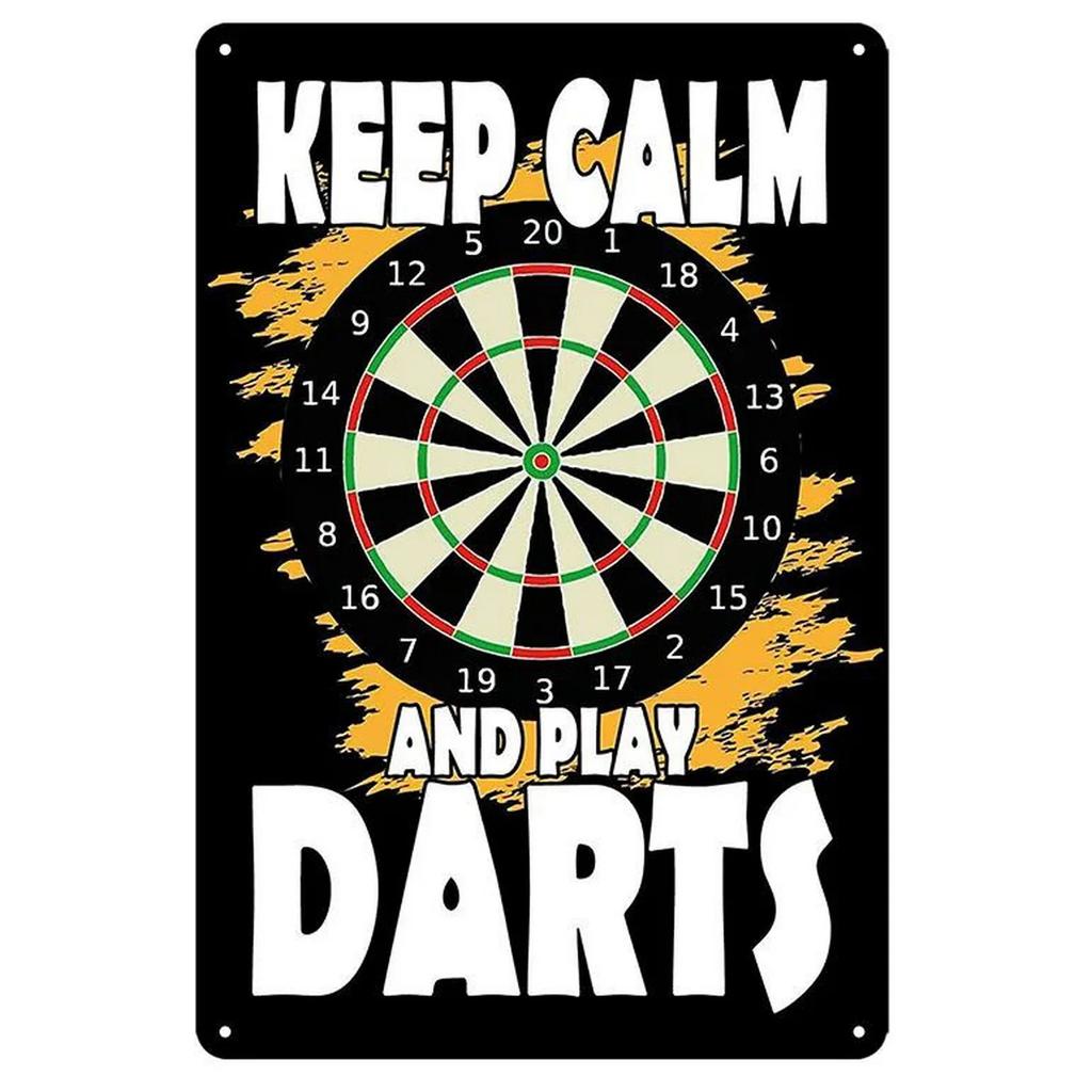 Metal Tin Signs No Beer No Darts Wall Decoration Plaque Vintage Poster Iron Painting for Man Cave Home Cafe Game Room Club Bar