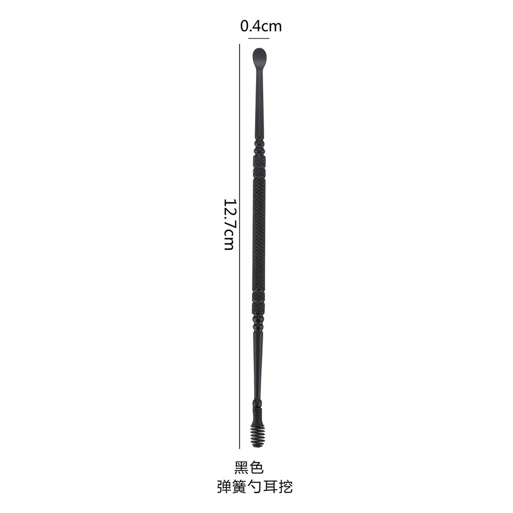 1PC Spiral Stainless Steel Cleaning Tool Dual Head Spring Ear Cleaner Ear Spoon Earpick