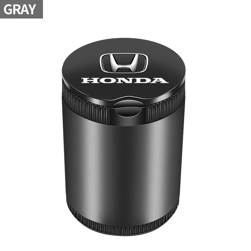 Car LED Ashtray Garbage Coin Storage Cup Container Cigar Ashtray For Honda Civic Fit Jazz Accord Pilot CRV Odyssey Passport