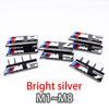 MFCN7 3D ABS M Logo Car Front Grille Badge Sticker Competition Badge Accessories For BMW M1 M2 M3 M4 X5M M6 M7 M8 F48 G01 E84 E83 F10