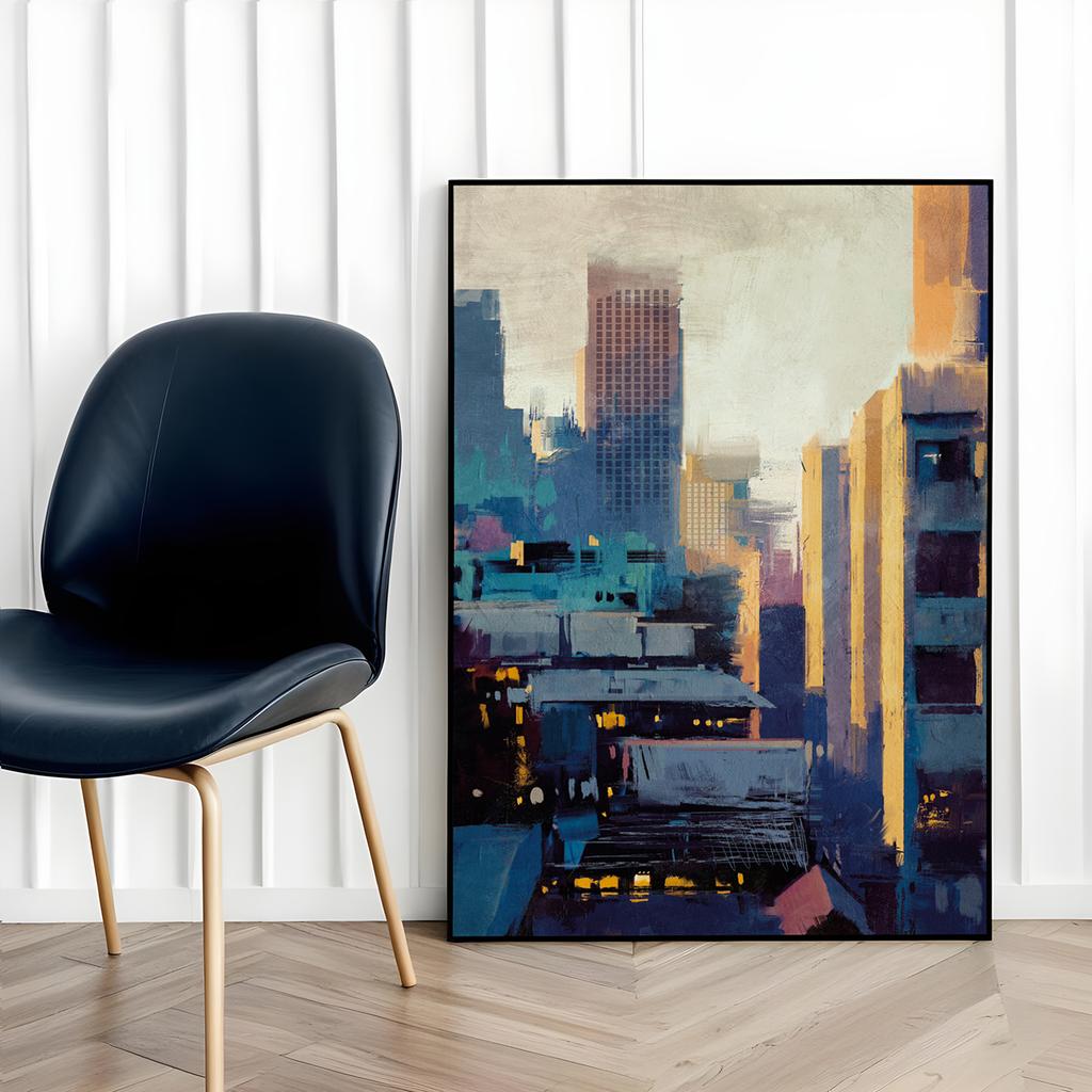 Plakat metropolis metropolia street art