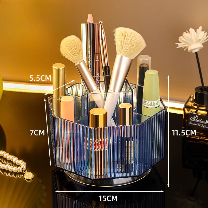 1 шт. вращающийся на 360 градусов держатель для кистей для макияжа органайзер для косметики на туалетный столик многофункциональный держатель для ручек коробка для хранения помады