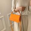 Повседневная однотонная сумка через плечо женская летняя 2024 новая повседневная сумка на новый модный простой мессенджер маленькая квадратная сумка