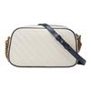 Gucci Marmont Silver Logo Color-Blocked Quilted Leather Camera Bag Women Shoulder Bag 447632-0OLFX-9085