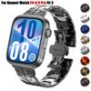 Ремешок из нержавеющей стали для Huawei Watch Fit 4 Pro, роскошный металлический быстросъемный браслет Correa для Huawei Watch Fit4 Fit3, ремешок для запястья