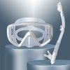 Dry Snorkel Set,  3 Window Snorkel Mask, Anti-Fog Scuba Diving Goggle and Snorkel, Adult Snorkeling Swim Mask with  PC  Lens