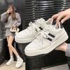Internet Celebrity White Shoes Women's 2025 Spring and Autumn Explosion Niche Heightening Sports Board Shoes Versatile Casual Student Shoes Ins Tide