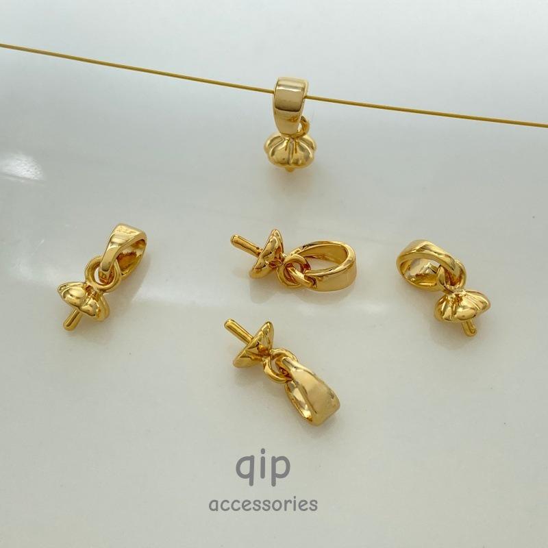 DIY ювелирные аксессуары: Цветочный держатель с застежкой-семечком, Головка подвески на клей, Универсальная застежка для жемчужного ожерелья