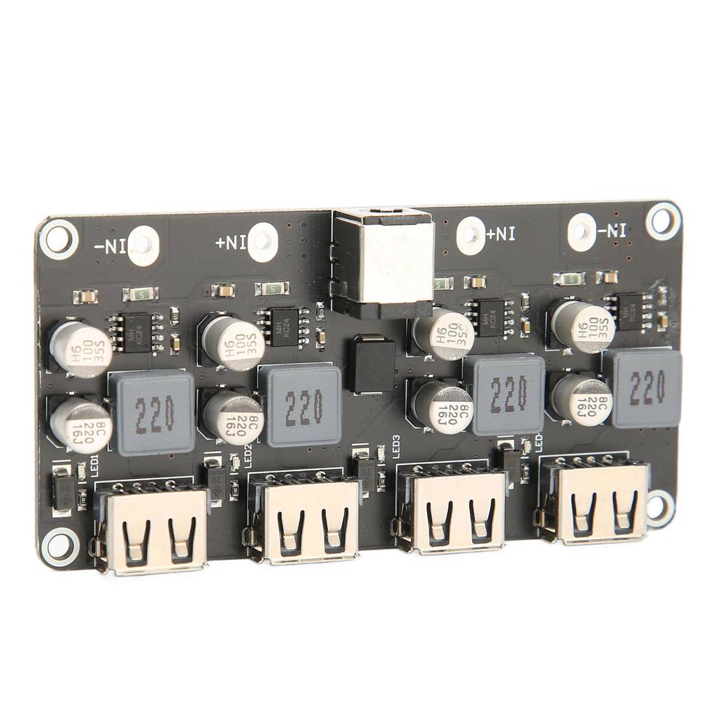 4-канальный модуль быстрой зарядки 12 В 24 В в QC3.0 Power Buck USB зарядное устройство для телефона плата преобразователя