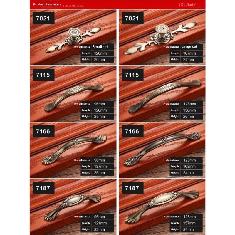 Ручки для шкафов серии «Бронза» из цинкового сплава, антикварные ручки для шкафов, ручки для ящиков, ручки для дверей гардероба, мебельные ручки