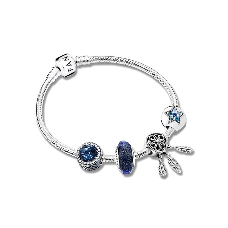 Pandora Holy Dream Catcher Bright Star 925 Silver Bracelet Women's SL-2
